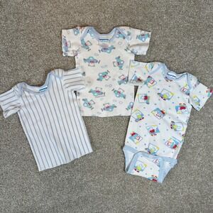 Fisher‎ Price Vtg Baby Bodysuit Bundle 3 Pack Small 14-18 lbs Made in USA - Cute